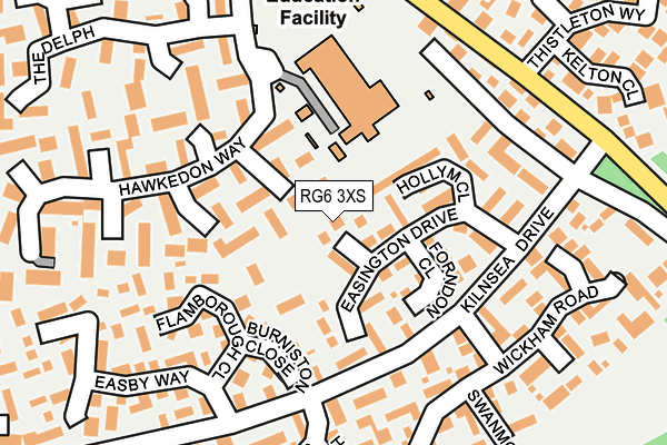 RG6 3XS map - OS OpenMap – Local (Ordnance Survey)
