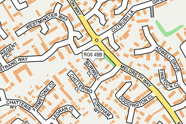 RG6 4BB map - OS OpenMap – Local (Ordnance Survey)