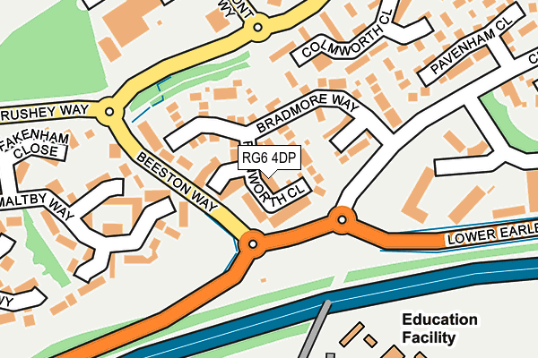 RG6 4DP map - OS OpenMap – Local (Ordnance Survey)