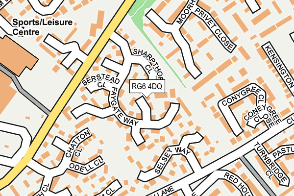 RG6 4DQ map - OS OpenMap – Local (Ordnance Survey)