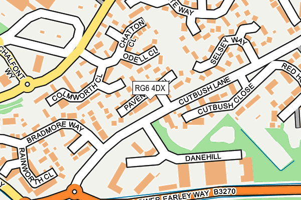 RG6 4DX map - OS OpenMap – Local (Ordnance Survey)
