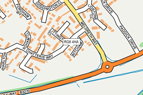 RG6 4HA map - OS OpenMap – Local (Ordnance Survey)