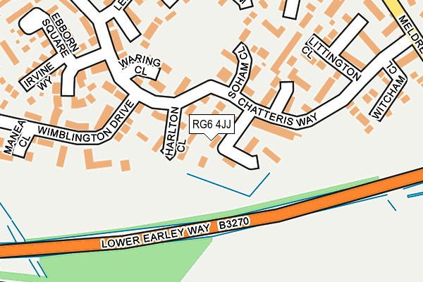 RG6 4JJ map - OS OpenMap – Local (Ordnance Survey)