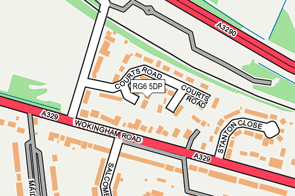 RG6 5DP map - OS OpenMap – Local (Ordnance Survey)
