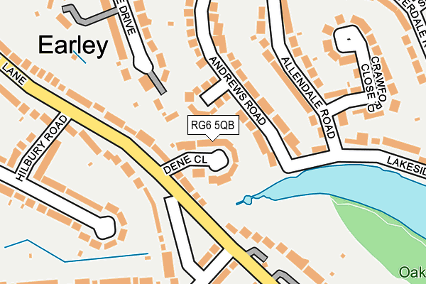 RG6 5QB map - OS OpenMap – Local (Ordnance Survey)