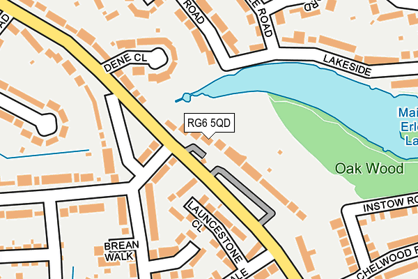 RG6 5QD map - OS OpenMap – Local (Ordnance Survey)