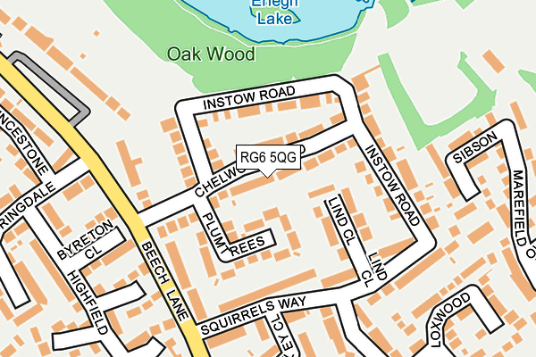 RG6 5QG map - OS OpenMap – Local (Ordnance Survey)