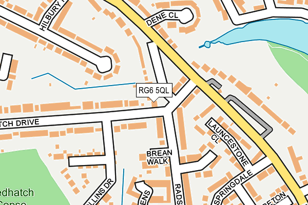 RG6 5QL map - OS OpenMap – Local (Ordnance Survey)