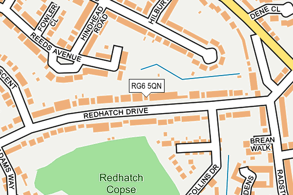 RG6 5QN map - OS OpenMap – Local (Ordnance Survey)
