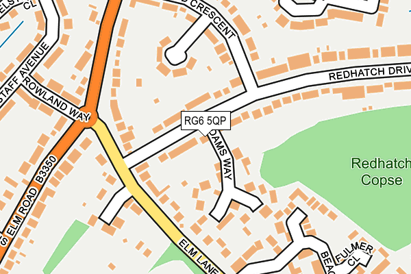 RG6 5QP map - OS OpenMap – Local (Ordnance Survey)