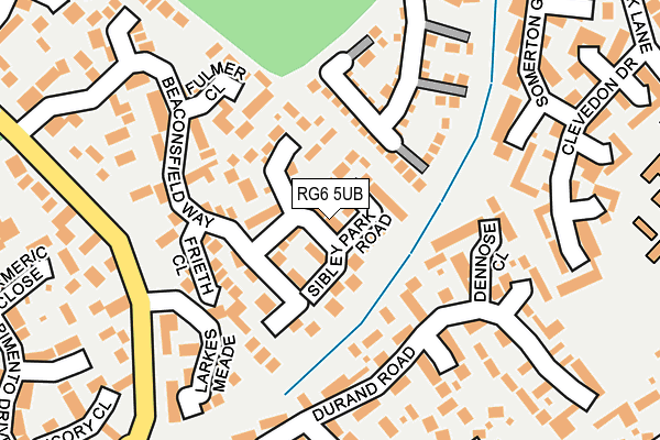 RG6 5UB map - OS OpenMap – Local (Ordnance Survey)