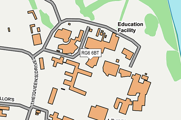 RG6 6BT map - OS OpenMap – Local (Ordnance Survey)