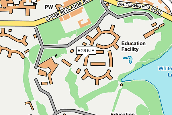 RG6 6JE map - OS OpenMap – Local (Ordnance Survey)