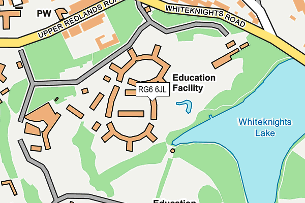RG6 6JL map - OS OpenMap – Local (Ordnance Survey)