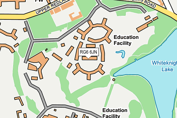 RG6 6JN map - OS OpenMap – Local (Ordnance Survey)