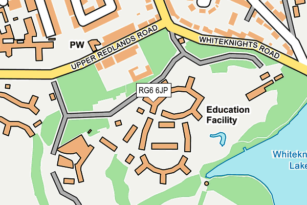 RG6 6JP map - OS OpenMap – Local (Ordnance Survey)