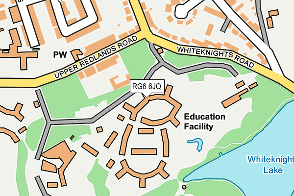 RG6 6JQ map - OS OpenMap – Local (Ordnance Survey)
