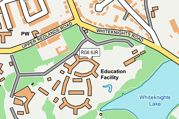 RG6 6JR map - OS OpenMap – Local (Ordnance Survey)