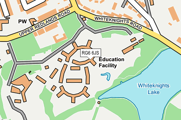 RG6 6JS map - OS OpenMap – Local (Ordnance Survey)
