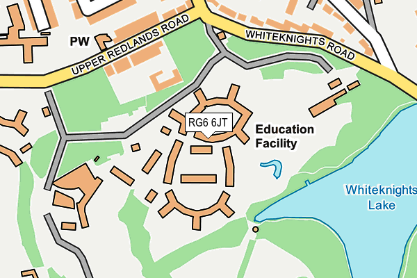 RG6 6JT map - OS OpenMap – Local (Ordnance Survey)