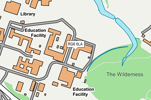 RG6 6LA map - OS OpenMap – Local (Ordnance Survey)