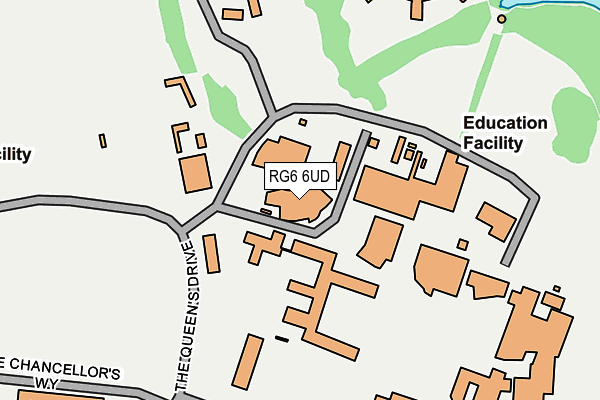 RG6 6UD map - OS OpenMap – Local (Ordnance Survey)