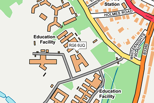 RG6 6UQ map - OS OpenMap – Local (Ordnance Survey)