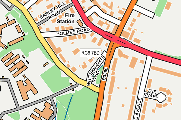 RG6 7BD map - OS OpenMap – Local (Ordnance Survey)