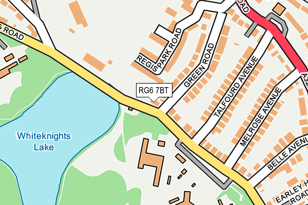 RG6 7BT map - OS OpenMap – Local (Ordnance Survey)