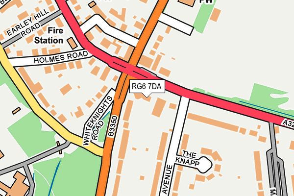 RG6 7DA map - OS OpenMap – Local (Ordnance Survey)