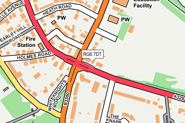 RG6 7DT map - OS OpenMap – Local (Ordnance Survey)