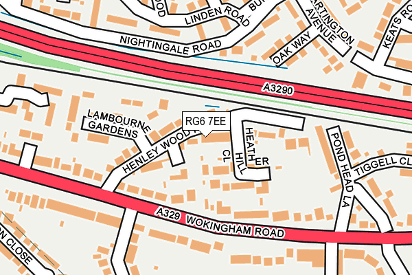 RG6 7EE map - OS OpenMap – Local (Ordnance Survey)