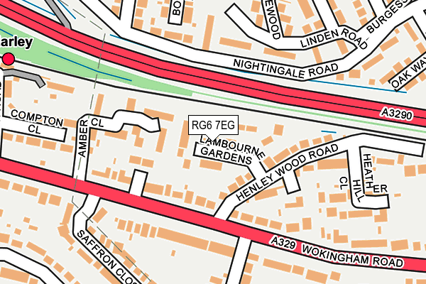 RG6 7EG map - OS OpenMap – Local (Ordnance Survey)