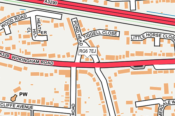 RG6 7EJ map - OS OpenMap – Local (Ordnance Survey)