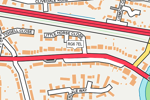 RG6 7EL map - OS OpenMap – Local (Ordnance Survey)