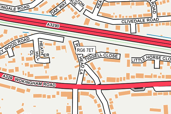 RG6 7ET map - OS OpenMap – Local (Ordnance Survey)