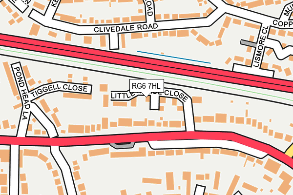 RG6 7HL map - OS OpenMap – Local (Ordnance Survey)