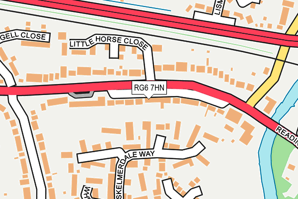 RG6 7HN map - OS OpenMap – Local (Ordnance Survey)