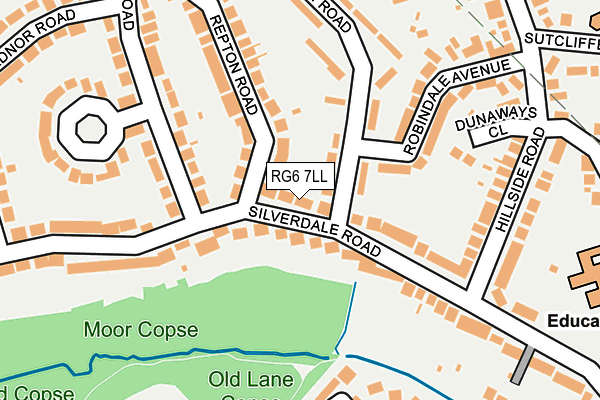 RG6 7LL map - OS OpenMap – Local (Ordnance Survey)