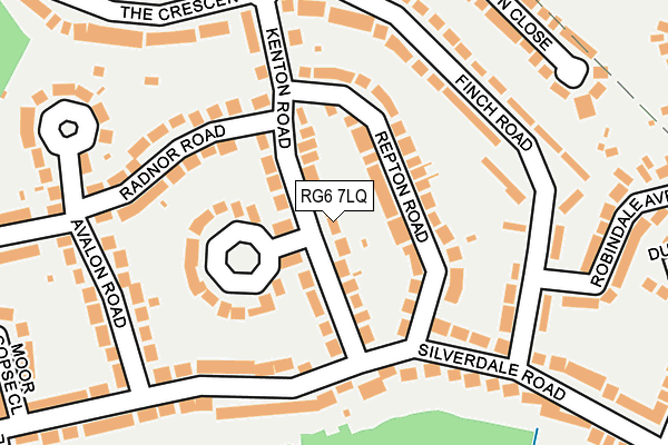 RG6 7LQ map - OS OpenMap – Local (Ordnance Survey)