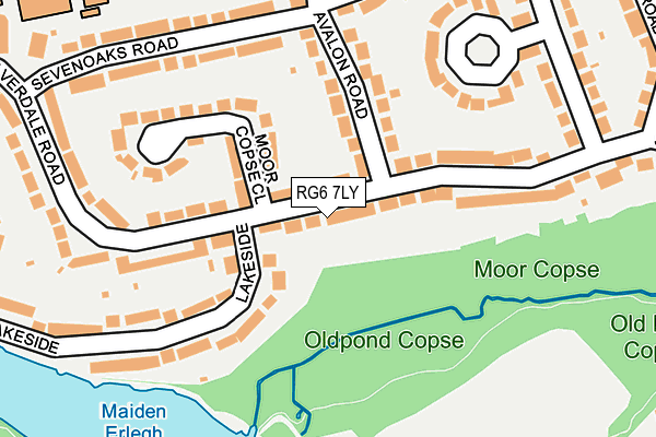 RG6 7LY map - OS OpenMap – Local (Ordnance Survey)