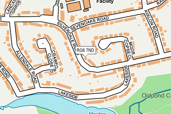 RG6 7ND map - OS OpenMap – Local (Ordnance Survey)