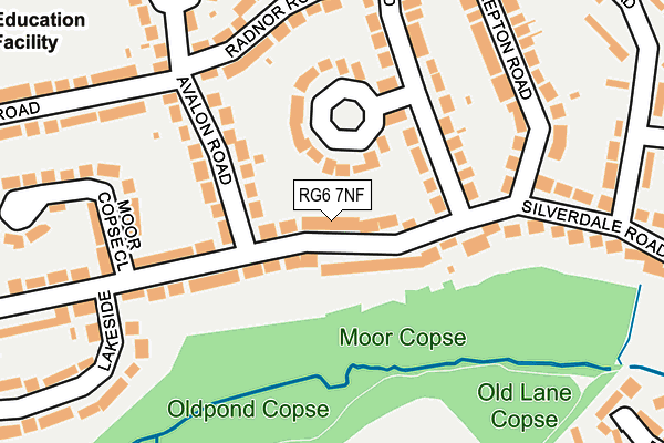 RG6 7NF map - OS OpenMap – Local (Ordnance Survey)