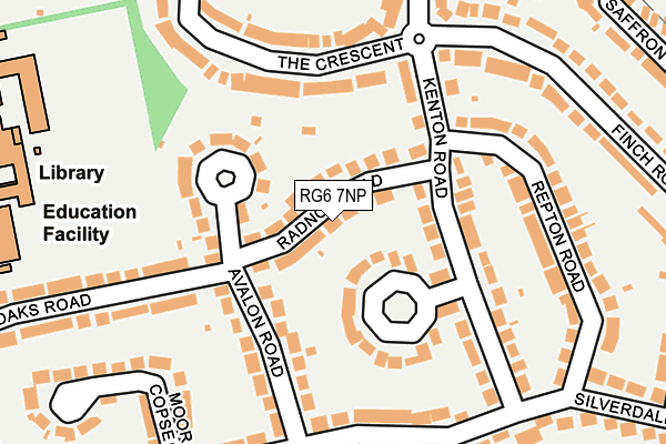RG6 7NP map - OS OpenMap – Local (Ordnance Survey)