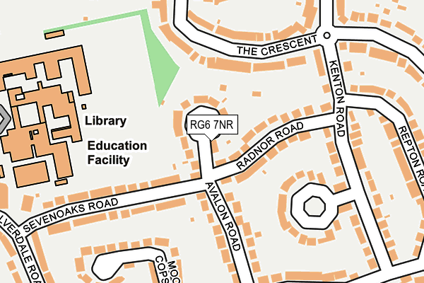 RG6 7NR map - OS OpenMap – Local (Ordnance Survey)