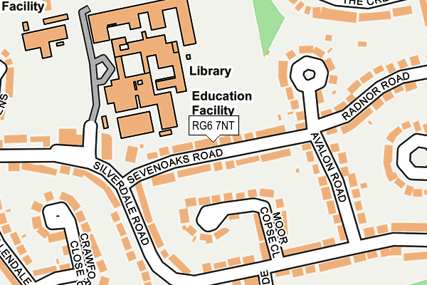 RG6 7NT map - OS OpenMap – Local (Ordnance Survey)