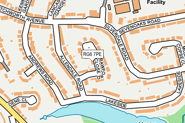 RG6 7PE map - OS OpenMap – Local (Ordnance Survey)