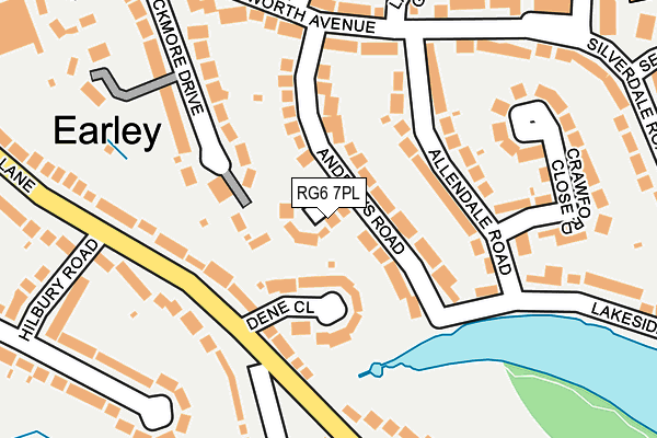 RG6 7PL map - OS OpenMap – Local (Ordnance Survey)