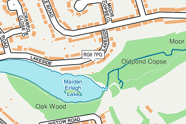 RG6 7PQ map - OS OpenMap – Local (Ordnance Survey)