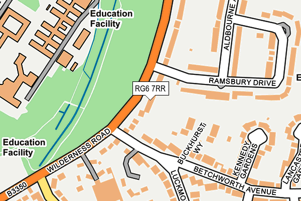 RG6 7RR map - OS OpenMap – Local (Ordnance Survey)